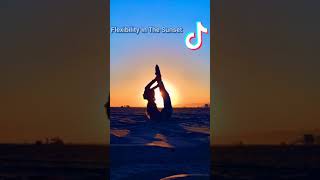 Extreme Back Flexibility In The Sunset | Viral Tiktok by Anna Mcnulty #shorts #Viral