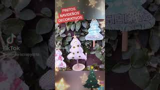 PINITOS NAVIDEÑOS DECORATIVOS #scrapbooking #navidad