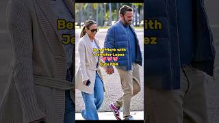 Ben Affleck with Jennifer Lopez -Cute PDA#shorts #benaffleck #jenniferlopez #bennifer #jlo