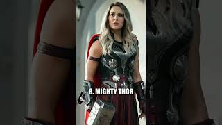 Top 10 powerful female characters in MCU #shorts #marvel #top10videos