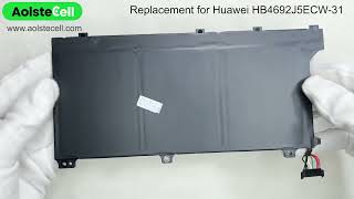 Replacement battery for Huawei HB4692J5ECW-31 11.46V 42Wh 3 cells