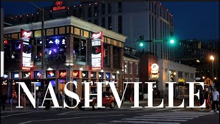 Downtown Nashville at Night | Our Nashville Vlog