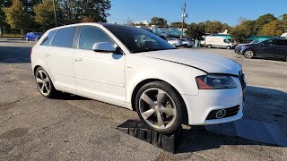 White 2011 Audi A3 S line pre-purchase inspection video walk-around ppi by Karcheckz ATL