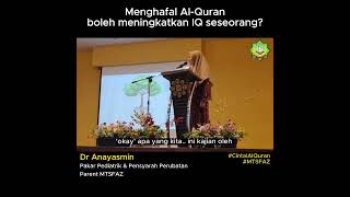 video HAFAL QURAN TINGKATKAN IQ ANAK