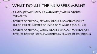 Factorial ANOVA basics