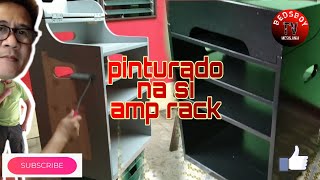 Do it yourself Painting||Amp Rack Painting||Pambahay na Sound set up