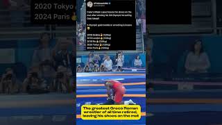 Wrestler has a Disney ending to his career #wrestler #wrestling #olympics