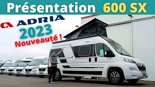 Enfin un VRAI FOURGON avec 4 couchages permanents !ADRIA 600 SX Nouveauté 2023 *Instant Camping-Car*