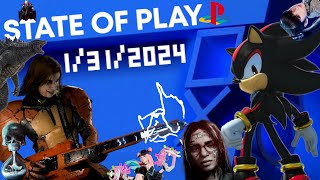 🎮 Shadow The EDGE-Hog Is Back 🎮 PlayStation State of Play 1/31/2024 Reactions!