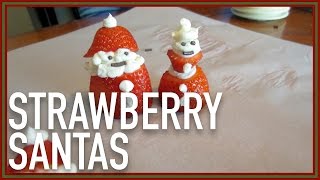 The 12 Days of Pinterest Day 4: Strawberry Santas