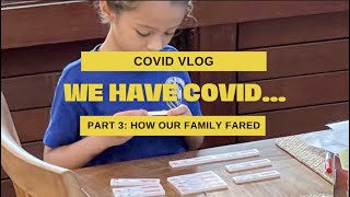 Symptoms, feelings, and experience with COVID in our household - Part 3