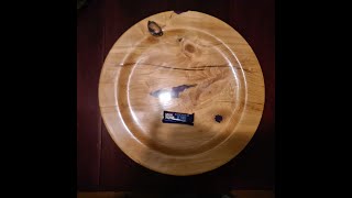 22" Robinia Platter with Resin #daft-piece