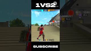 1vs2 God level Gameplay #freefire #shorts