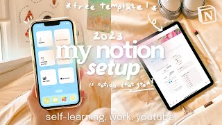 Getting My Life Together with Notion: notion tour (free template) | goal-setting, digital planning