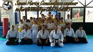 Aikido seminar in Karate wadoryu club 13.6.2015