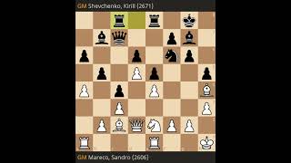 Sandro Mareco vs Kirill Shevchenko- Grand Swiss 2023, Round 2