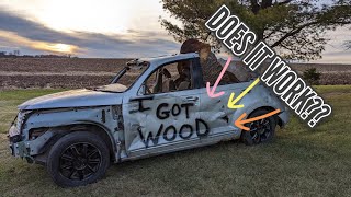 TEST #1 PT Cruiser Pickup vs LOGS