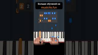 СЛОЖНО? Как сыграть на пианино Sweet dreams - Eurythmics по цифрам #тикТок #пианино #обучение