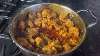 Chicken Curry Telangana Style. South Indian Dish. Spicy and Yummy.