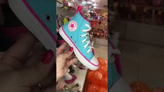 Tênis Infantil Converse  Chuck Taylor Kids Cano Alto Azul Claro