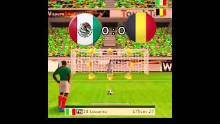 MEXICO VS BELGIUM FOOTBALL PENALTY SHOOTOUT #shorts #trending #football