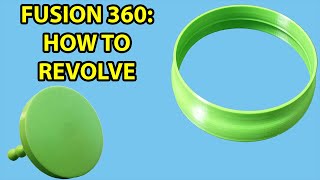 Fusion 360 How To: Use The Revolve Function