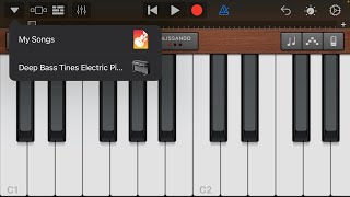 GarageBand - Deep Bass Tines Electric Piano