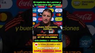 Lorenzo: la Carrera de James y el Instinto de Lerma #shorts #futbol #copaamerica2024 #FutCol