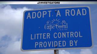 Some Adopt A Road Sponsors Fail To Keep Cape Coral Streets Clean