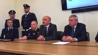 Conferenza Stampa arresto Salemi 27.4.2018