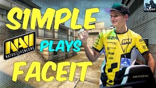 s1mple plays FPL on Cache against dennis, chrisJ & Kairi | 2017.01.06.