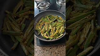 Crispy bhindi #shorts #bhindi #youtube #shortsfeed #cookingwithrajia