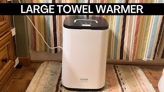 Toasty Towels after a Bath or Shower | Vevor Towel Warmer with Delay Timer