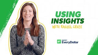 What Are Insights in EveryDollar For?