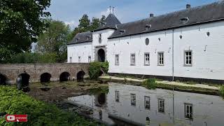 Meine Radtour. Kasteel Geulle. Überreste des Renaissanceschlosses Geulle aus dem 17. Jahrhundert.