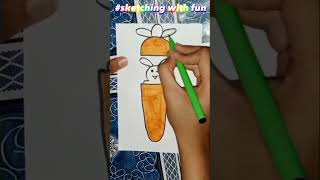 Rabbit in the carrot 🥕+🐰#shorts #foru#youtube #ideas #viralvideo