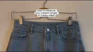 How to Measure Your Inseam Length in Three Easy Steps