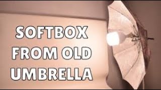 DIY Soft Box | From old UMBRELLA | DIY | Paul Villas.