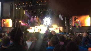 Mark Ronson and Boy George - Glastonbury 2015