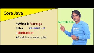 Java Tutorial | What is  Varargs and Example | Use and Limitations of Varargs