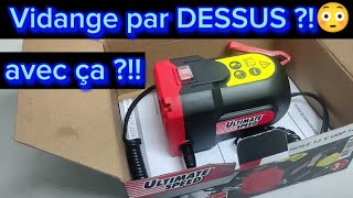 Vidange moteur par DESSUS ?😳 Pompe à huile 12V alimentée par batterie auto | Vidange par aspiration