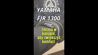 Wprowadziłem te zmiany, aby zwiększyć komfort kanapy Yamaha FJR 1300. #fjr #fjr1300