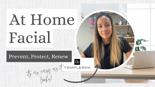 At Home Facial With TEMPLESPA - A Lifting, Firming, Anti-Ageing, Radiance Boosting Facial