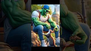 Hulk vs cat Bandhu Kēmana Dēkhō #shortvideo #tiktokvideo