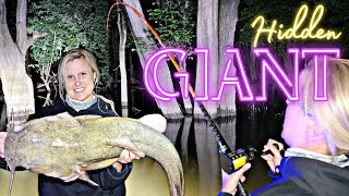 WALLEYE, WOODS, and WHISKERS (GIANT Flathead caught in FLOODED Woods!)