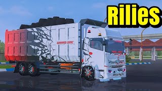 MOD BUSSID || RILIS TRUK C9 30 TON + LIVERY by garasi SMC