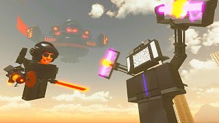 [Roblox] Bathroom Attack New Update HUGE TV MAN ASTRO | Skibidi Toilet Tower Defense Ep-77