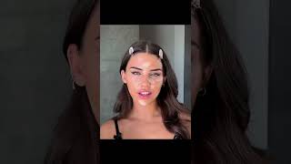 Leah halton Adriana lima inspired makeup😍 #shorts #shortvideo #viral #makeup #leahhalton