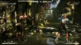 MKX (PS4) Online Casuals - EMPEROR_INFLAMES (Erron Black) vs. Compbros (Cassie/Sonya) - 6/12/15