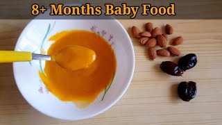 Healthy Baby Food Recipe In Tamil - Carrot Badam Kheer Recipe For Babies- 8+ Months Baby Food Recipe